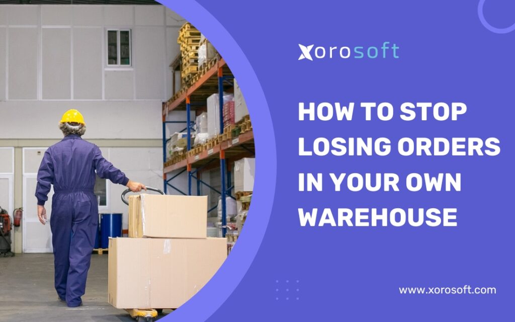 Warehouse order management ERP dashboard interface