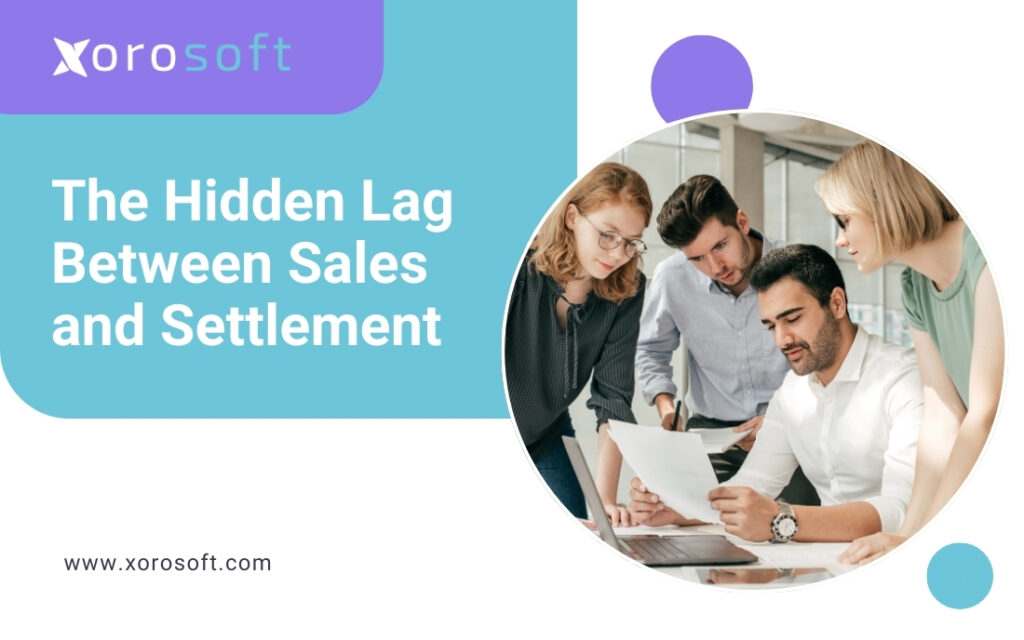 Sales to settlement reconciliation dashboard example in Xorosoft ERP
