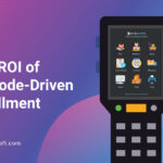 Barcode-driven ERP workflow in Xorosoft dashboard interface