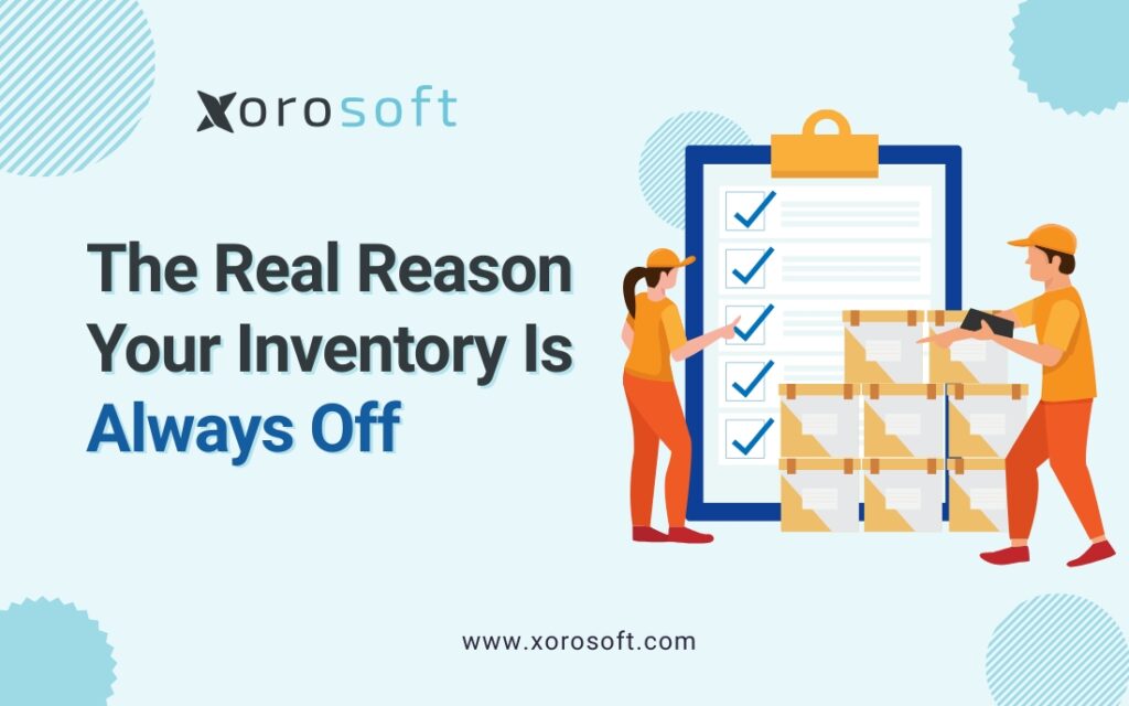 Inventory management dashboard in Xorosoft ERP