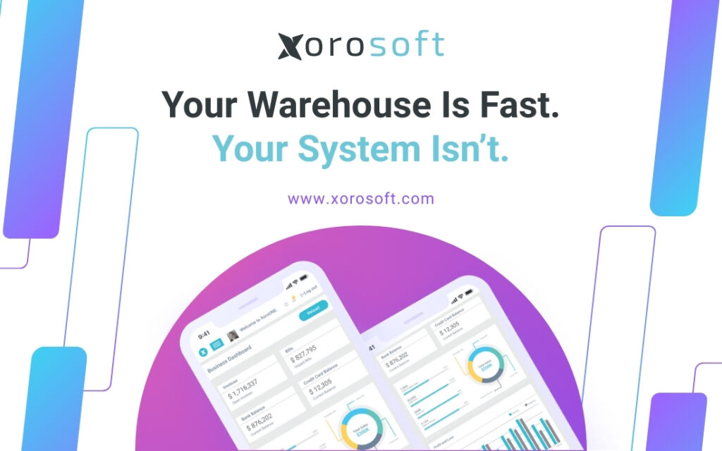 Real-time warehouse system dashboard with Xorosoft ERP