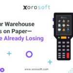Warehouse worker using paper-based system – slow and error-prone