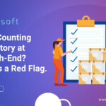 Manual inventory counting process in warehouse