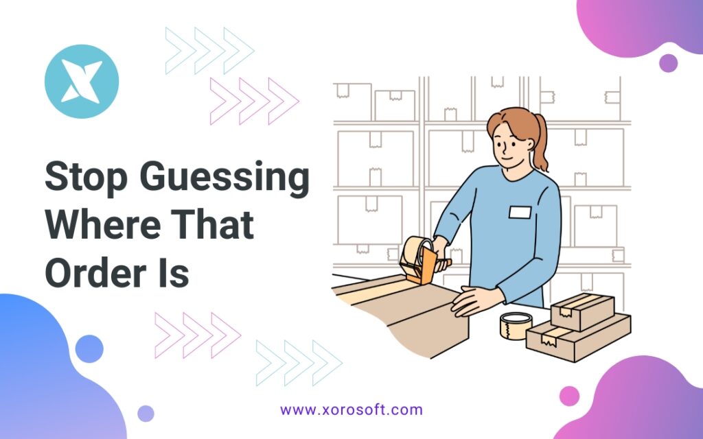 Real-time order tracking ERP dashboard – Xorosoft