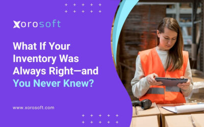 real-time inventory dashboard in Xorosoft ERP