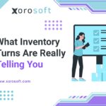 Inventory turnover chart showing SKU movement trends