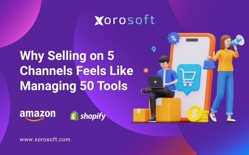 Real-time inventory dashboard in Xorosoft ERP for multichannel sellers