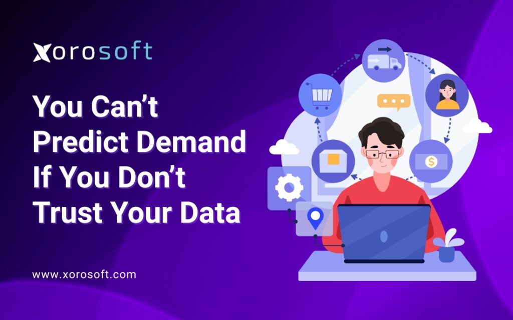 Dashboard showing real-time demand forecasting ERP data
