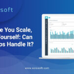 Dashboard showing scalable business operations in Xorosoft ERP