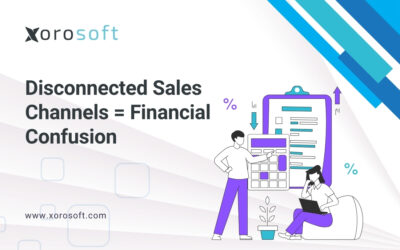 Xorosoft ERP dashboard unifying disconnected sales channels