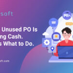 ERP dashboard showing unused purchase orders in real time