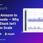Cloud ERP dashboard for wholesale and eCommerce operations