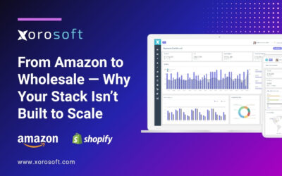 Cloud ERP dashboard for wholesale and eCommerce operations