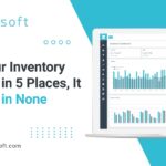 Dashboard view of an inventory management system
