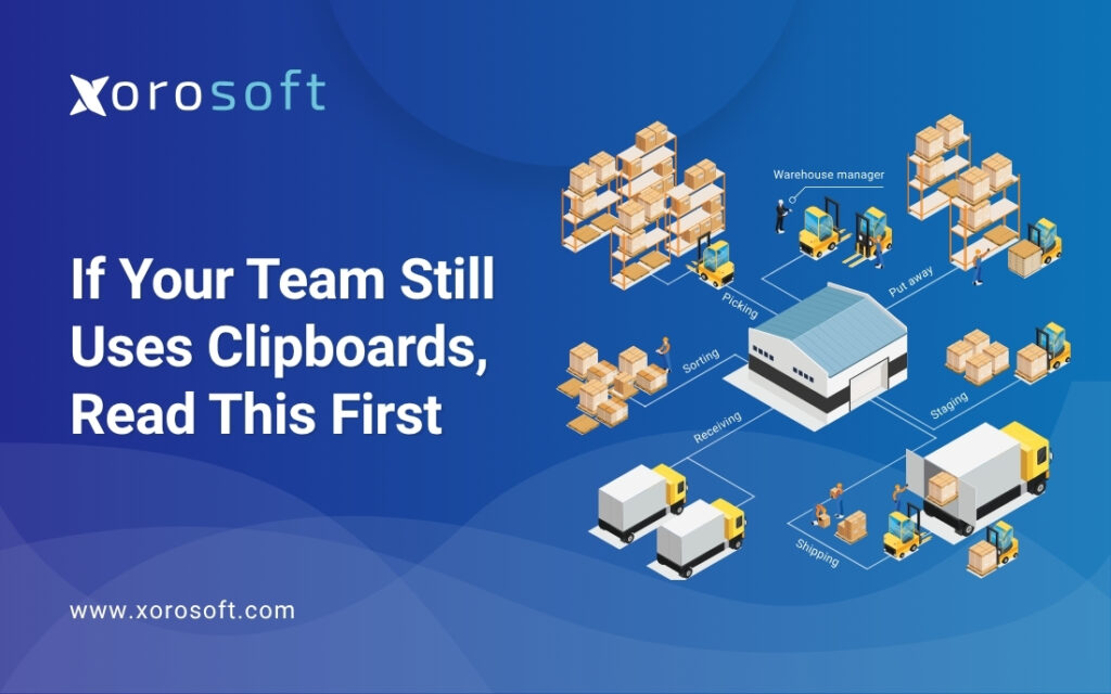 Cloud-based system to replace clipboards in warehouse operations