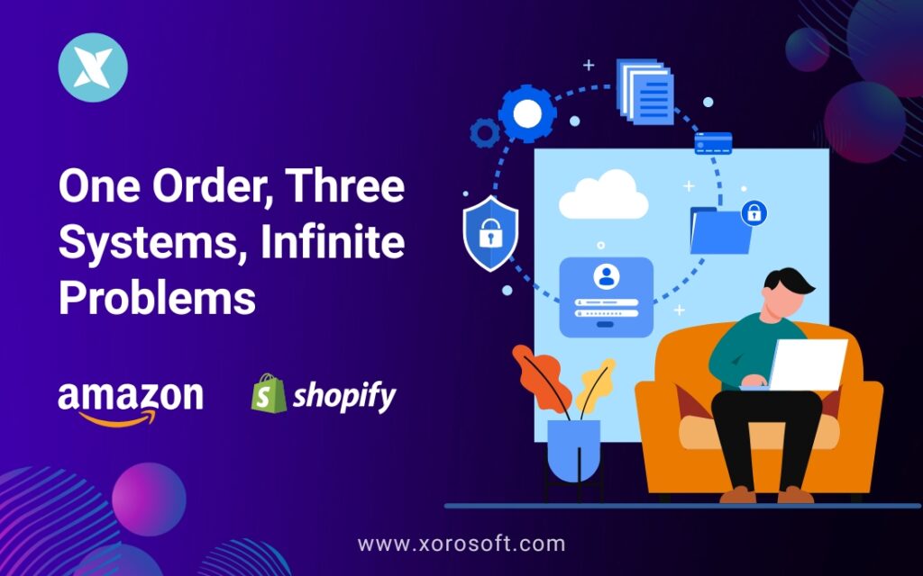ERP for order management dashboard showing real-time inventory