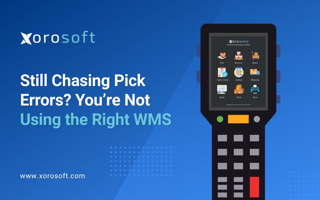 Warehouse team using barcode scanner for pick error reduction