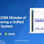 Real-time sales dashboard in unified ERP system