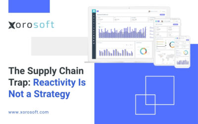 Supply chain ERP dashboard with real-time inventory