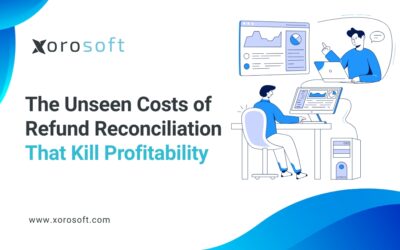 Refund reconciliation dashboard in Xorosoft ERP platform