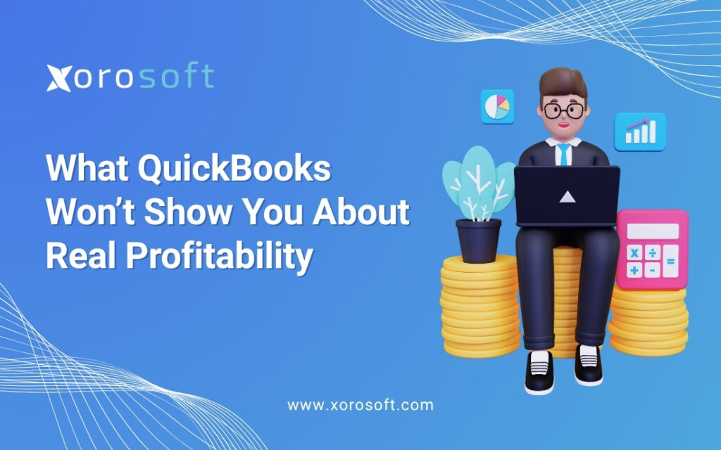 Real-time dashboard solving QuickBooks profitability limitations