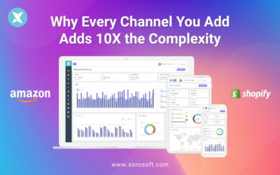 Xorosoft ERP dashboard simplifying multi-channel ERP complexity