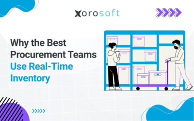 Dashboard showing real-time inventory for procurement decisions