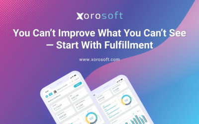 Real-time fulfillment dashboard in Xorosoft ERP