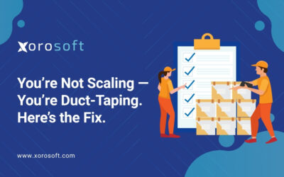 Xorosoft ERP dashboard for scaling businesses
