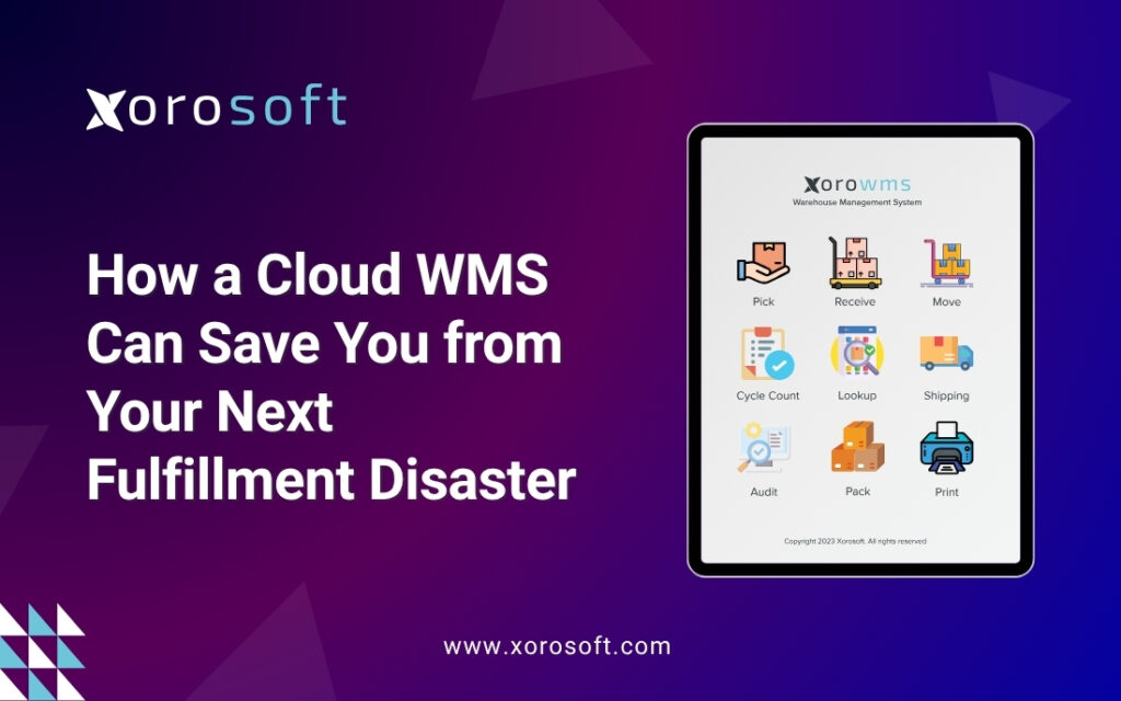 Real-time warehouse dashboard in a cloud WMS system