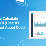 ERP ROI calculation dashboard with inventory and sales data