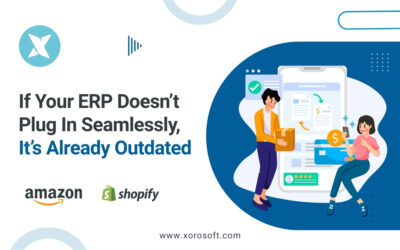 Cloud ERP integration dashboard showing real-time inventory sync