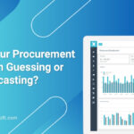 Procurement forecasting dashboard in Xorosoft ERP