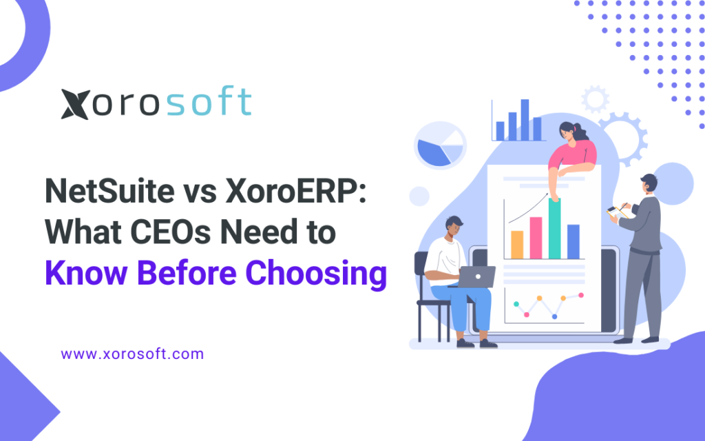 XoroSoft ERP dashboard with real-time inventory visibility