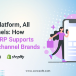 Xorosoft omnichannel ERP software dashboard