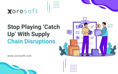 Dashboard showing real-time inventory across warehouses – Xorosoft ERP supply chain visibility