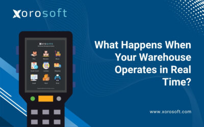 Warehouse staff scanning inventory in real-time