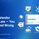 Dashboard showing procurement mistakes in ERP system