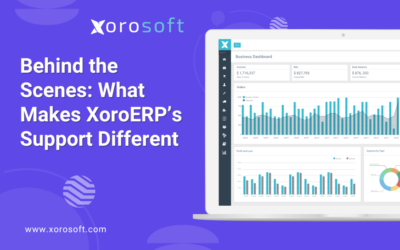 XoroERP support team assisting businesses in real time