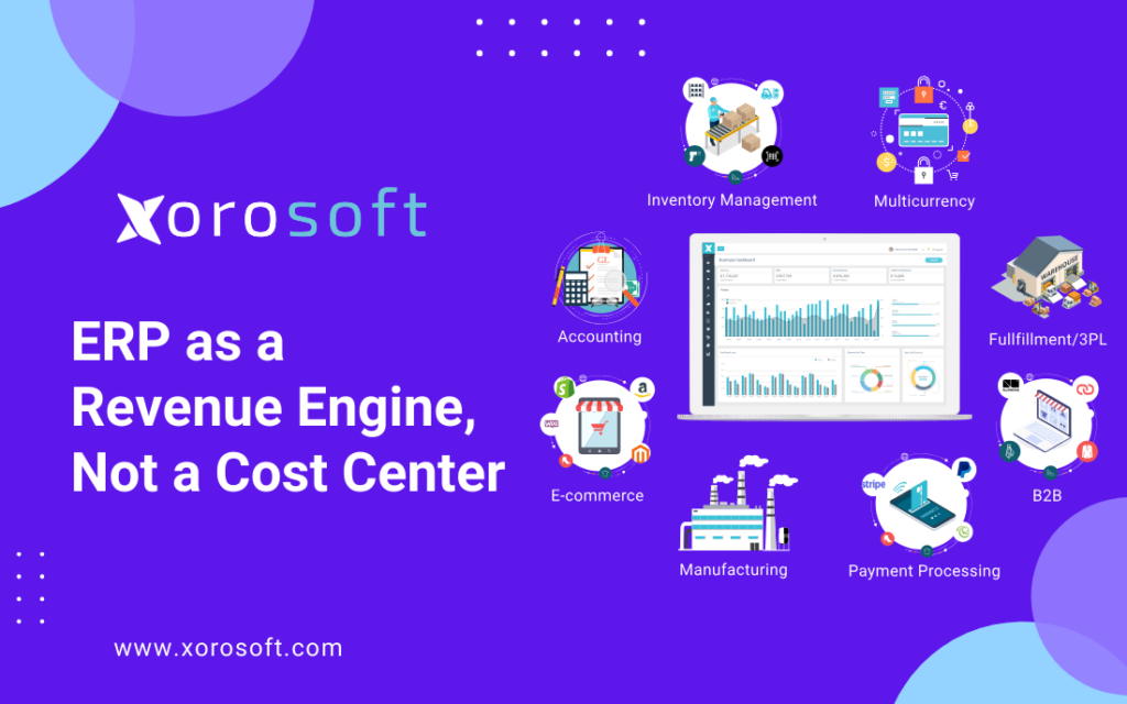 erp revenue engine dashboard showing real-time inventory visibility