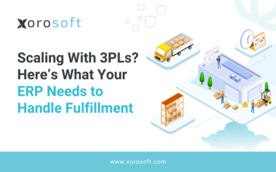 ERP for 3PL fulfillment dashboard showing real-time inventory sync