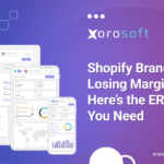 Shopify ERP solution dashboard showing real-time inventory