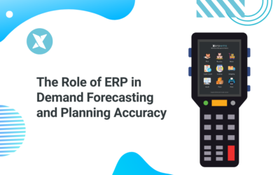 ERP demand forecasting dashboard for planning accuracy