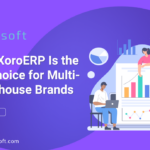 XoroERP dashboard showing real-time multi-warehouse inventory system