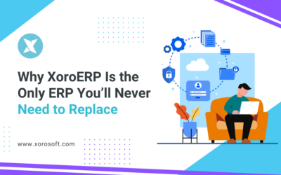 XoroERP ERP system dashboard for real-time inventory