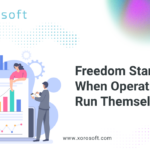 Dashboard showing eCommerce operations automation in Xorosoft ERP