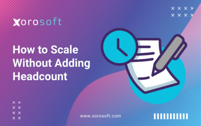 Dashboard showing automated scaling ecommerce operations with Xorosoft ERP