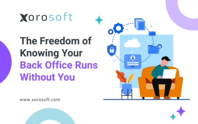 Dashboard showing back office automation KPIs for ecommerce