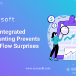 Dashboard showing integrated accounting software cash flow insights