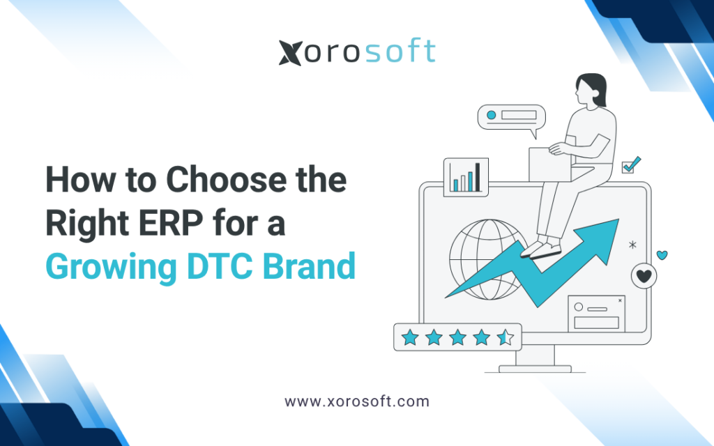 DTC founders reviewing ERP dashboard for growth